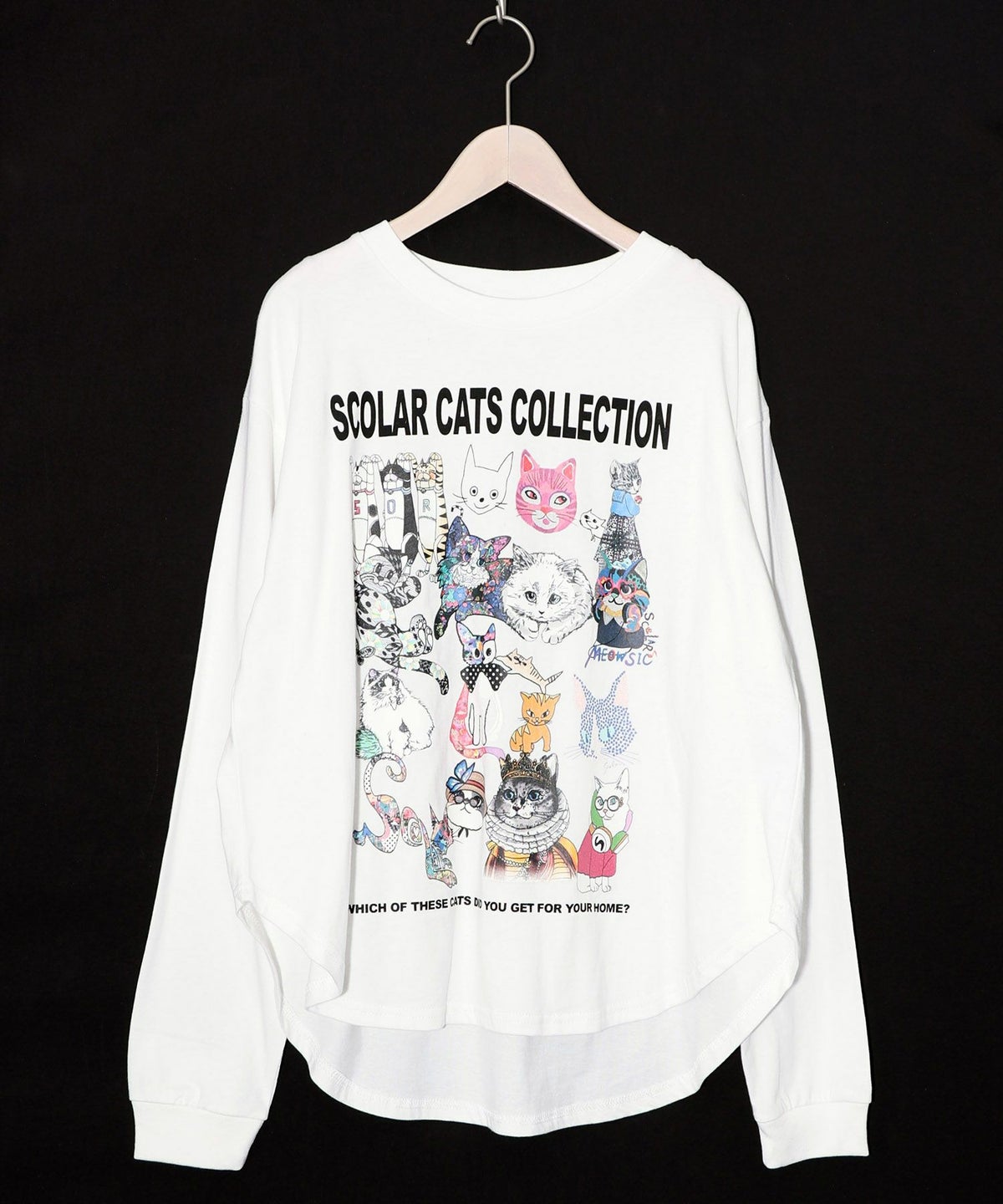 スカラーネココレクション ロンT-8