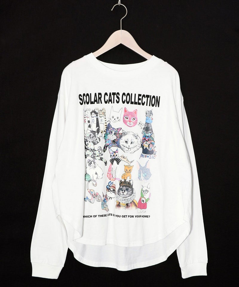 スカラーネココレクション ロンT-8