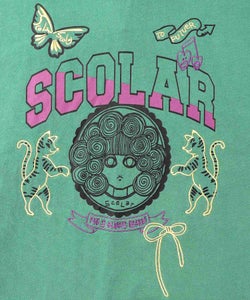 スカラーちゃん×トラ×蝶刺繍 ミニ裏毛プルオーバー-13