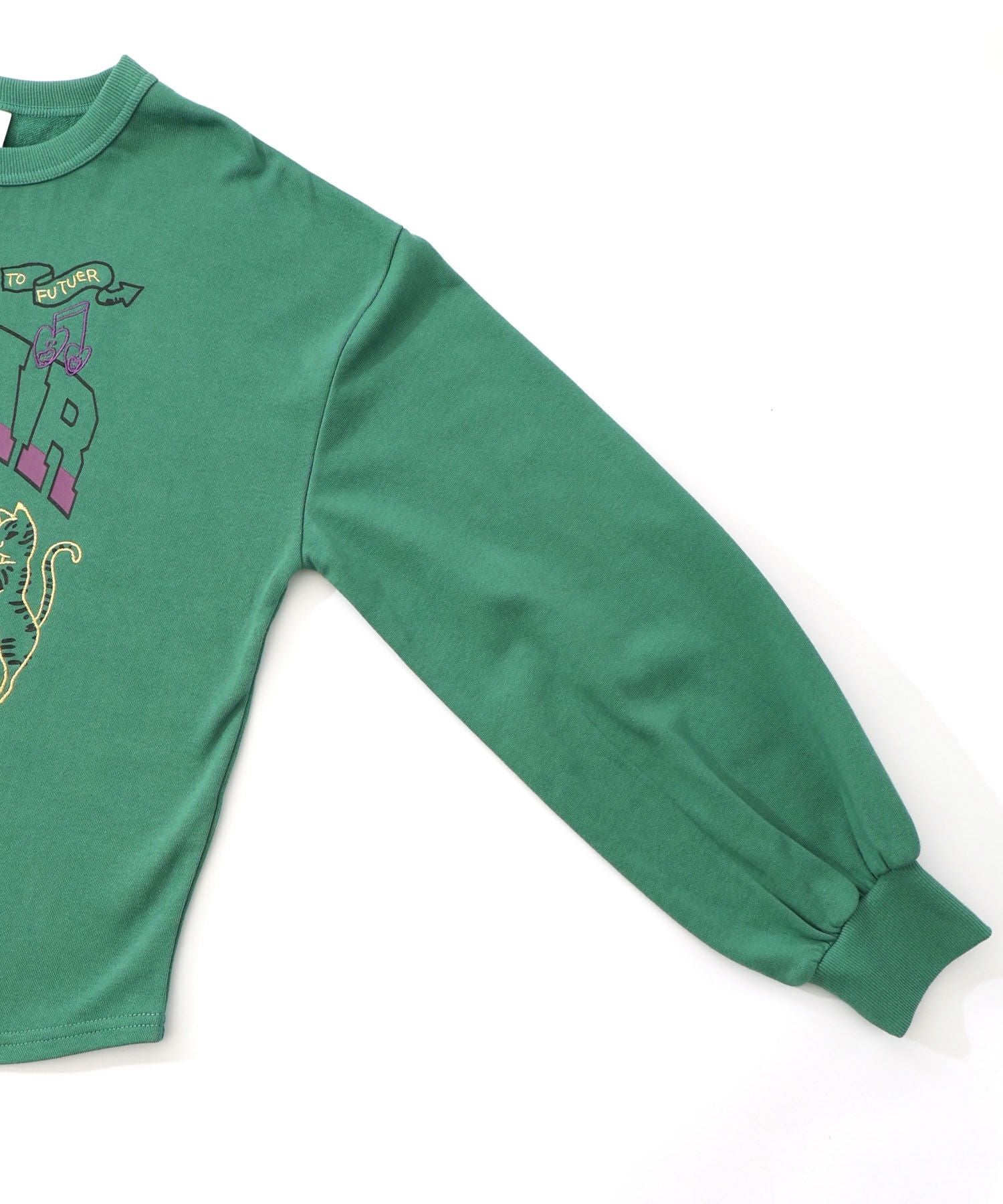 153698：スカラーちゃん×トラ×蝶刺繍 ミニ裏毛プルオーバーの通販-ScoLar