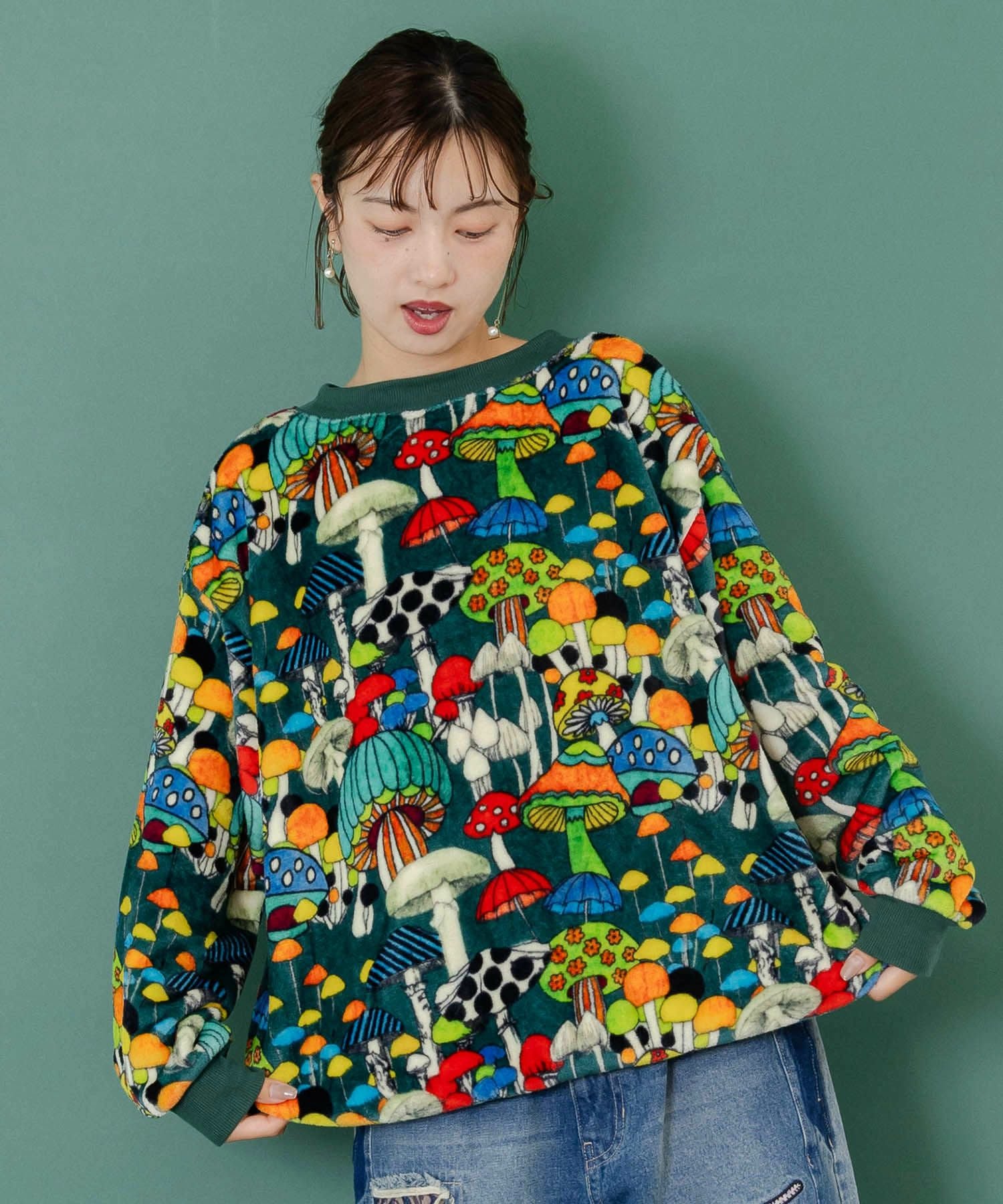 153696：スカラー柄展開フランネルプルオーバーの通販-ScoLar