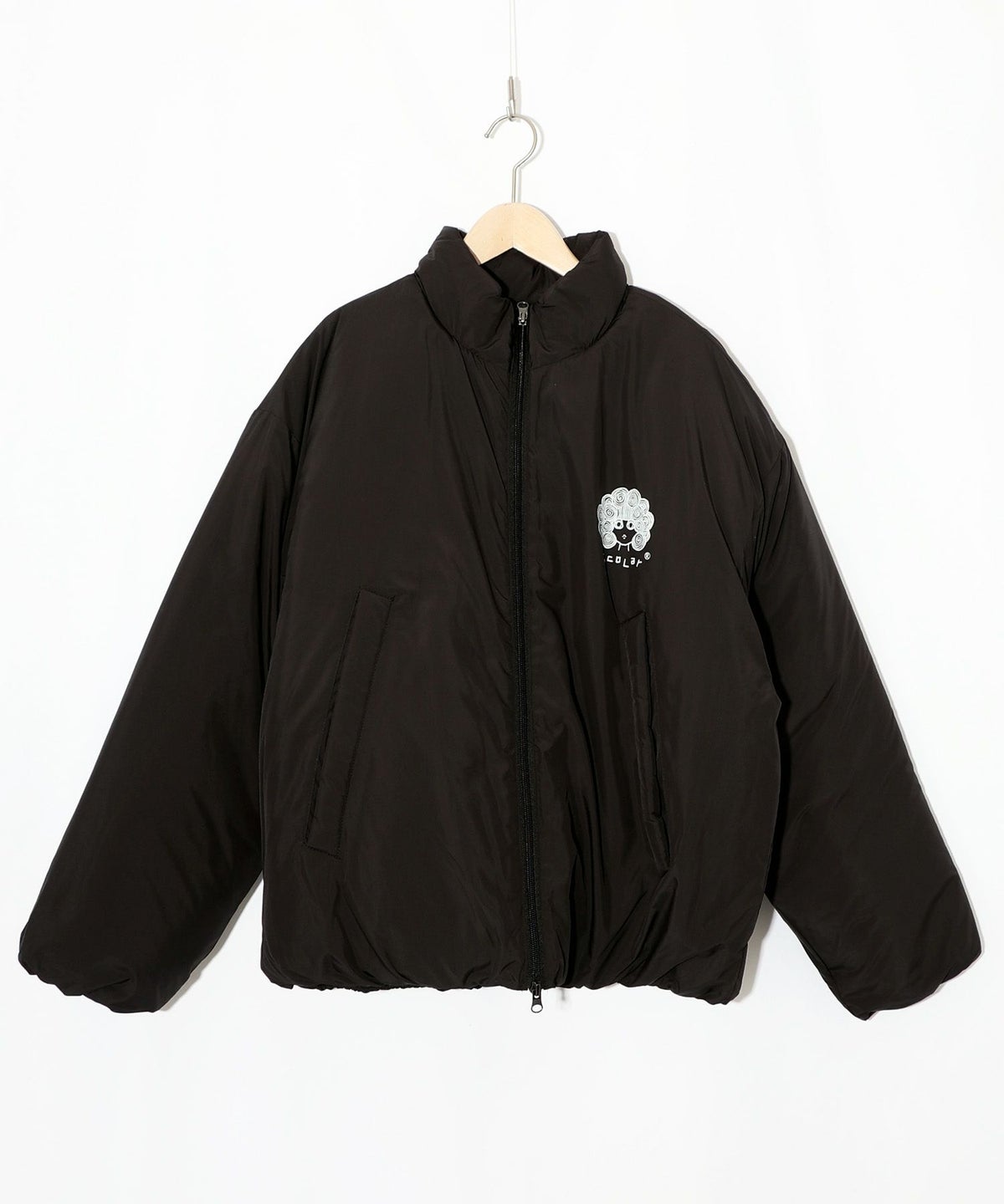 スカラー柄展開 中綿シンサレートブルゾン-16