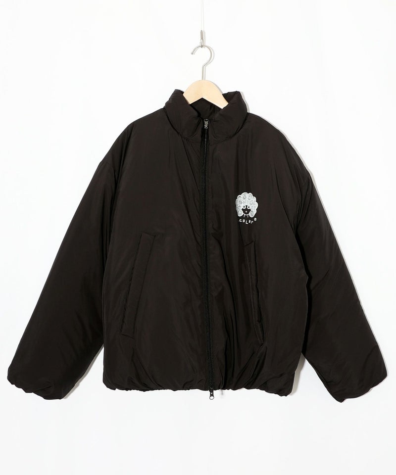 スカラー柄展開 中綿シンサレートブルゾン-16