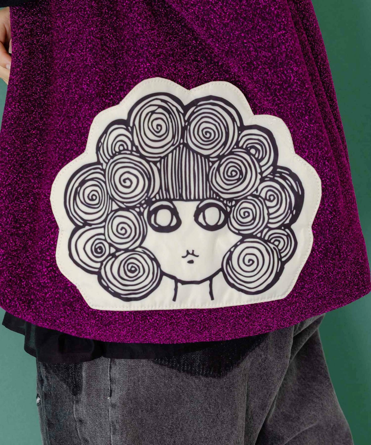 ラメ入りスカラーちゃんハンドバッグ-5