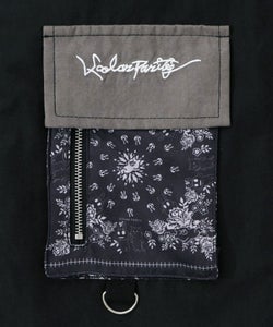 異素材使いの配色切替 中綿キルトジャケット-10