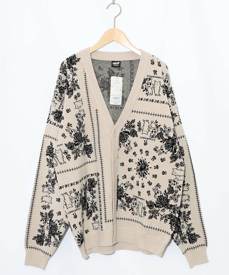 バンダナ柄ジャガードカーディガン-9