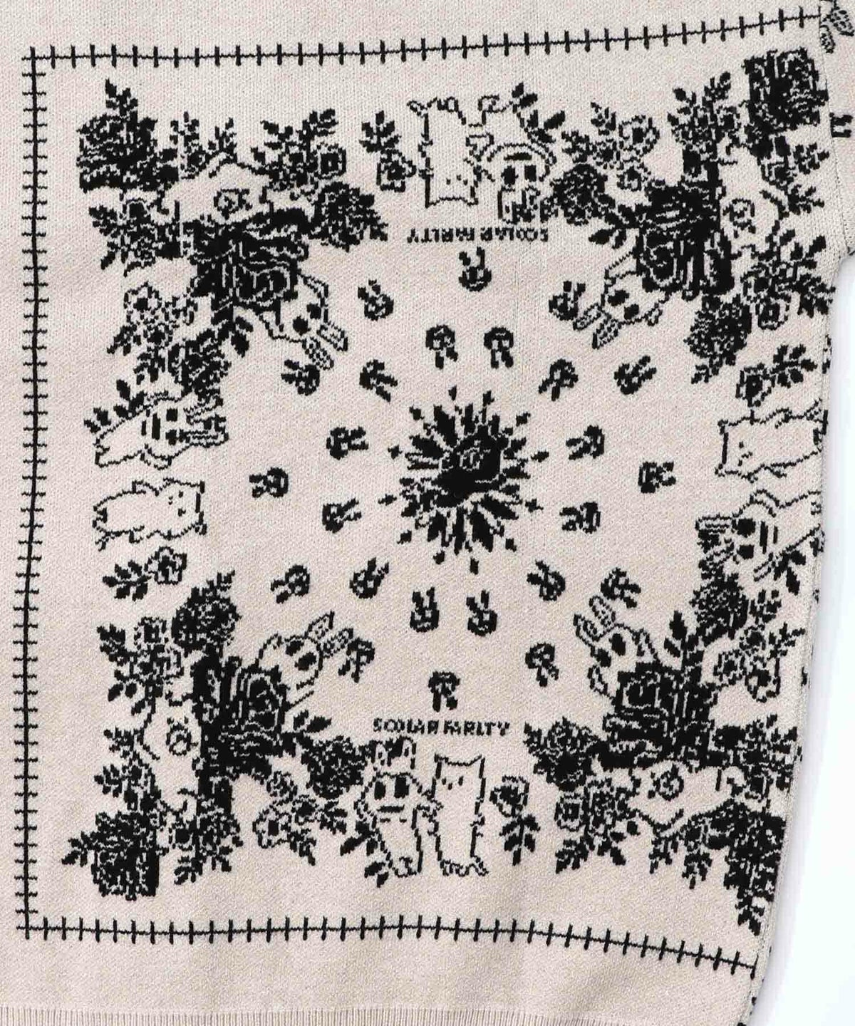 バンダナ柄ジャガードカーディガン-10