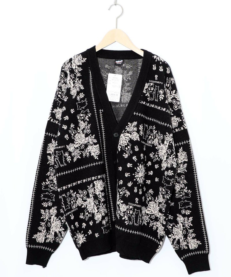 バンダナ柄ジャガードカーディガン-11