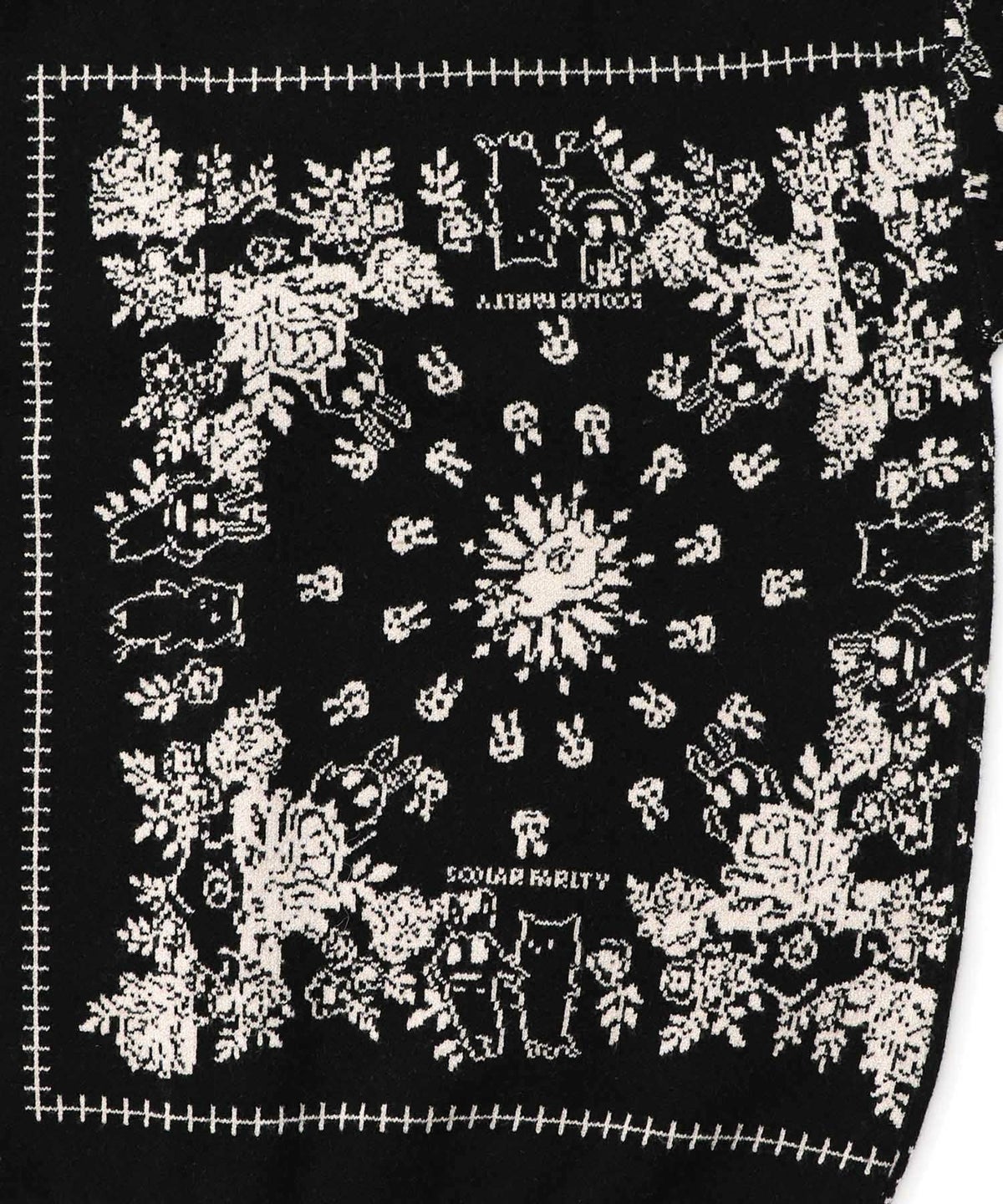 バンダナ柄ジャガードカーディガン-12