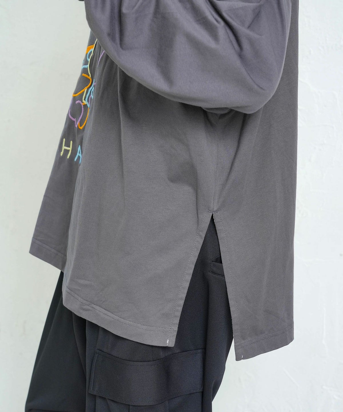 組体操クマうさぎ刺繍プルオーバー-7