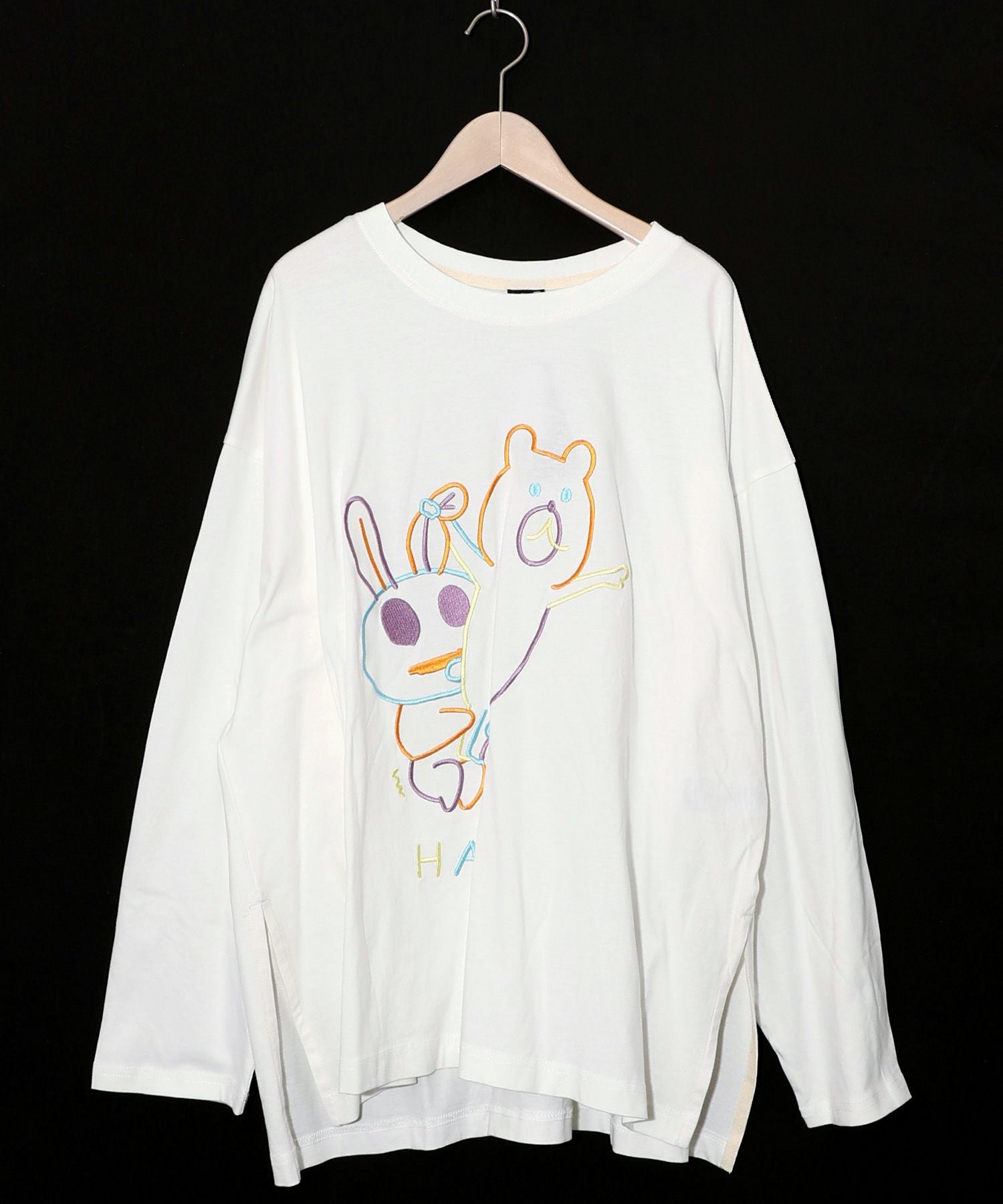 353121：組体操クマうさぎ刺繍プルオーバーの通販-ScoLar