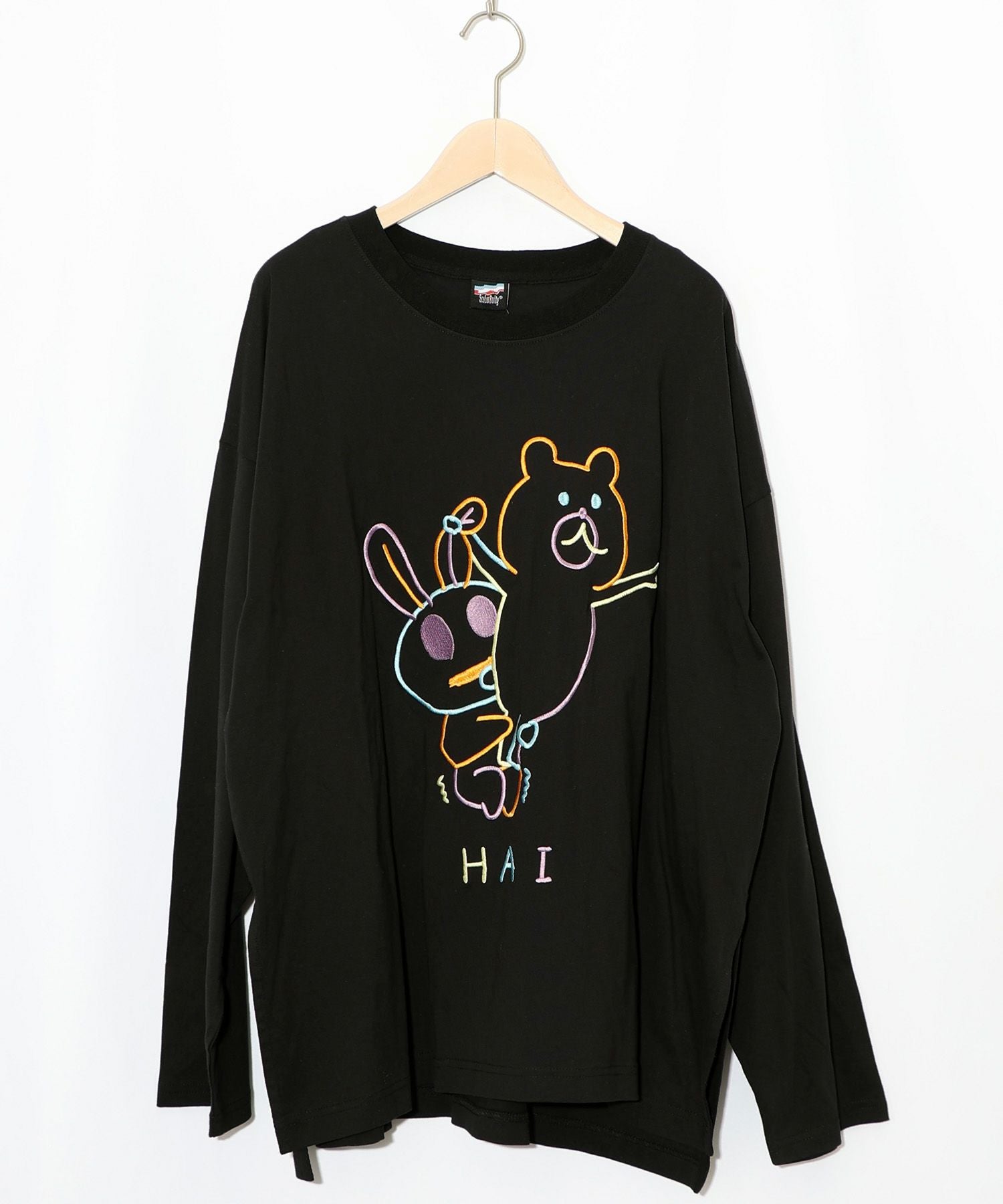 353121：組体操クマうさぎ刺繍プルオーバーの通販-ScoLar