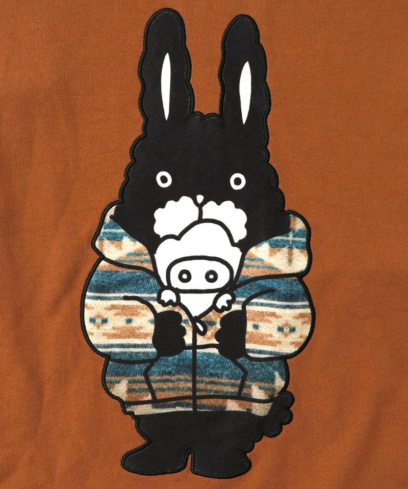 冬支度もけラビル配色プルオーバー-13