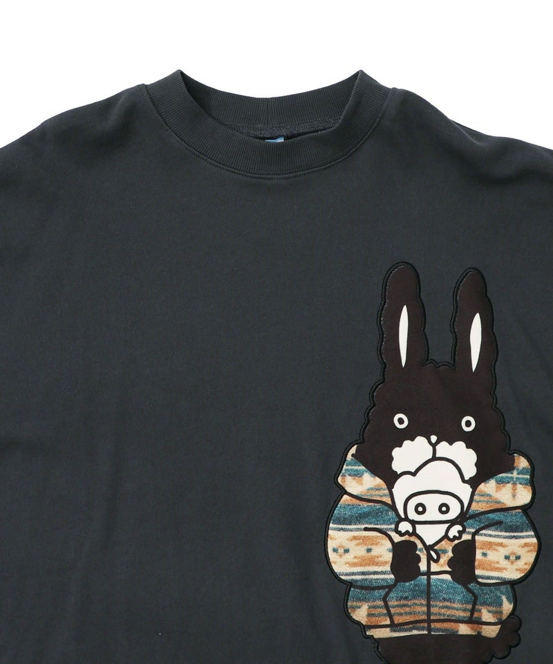 冬支度もけラビル配色プルオーバー-14