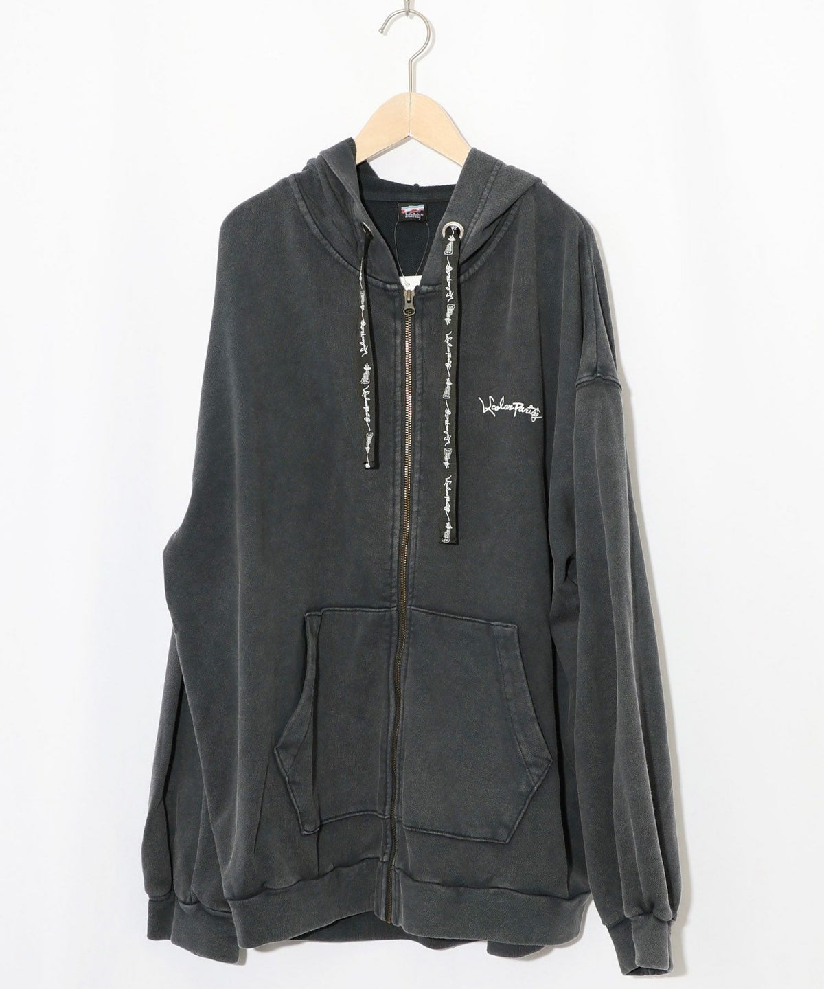 落書き風裏毛スノーウォッシュパーカー-17