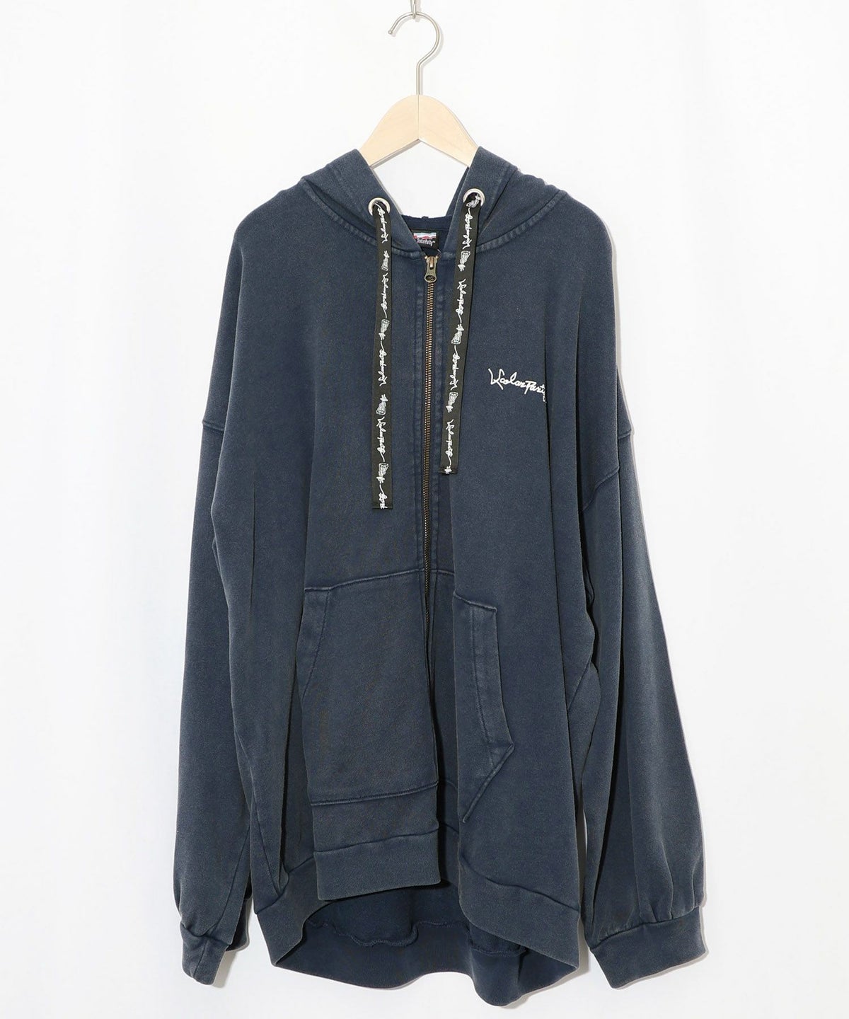 落書き風裏毛スノーウォッシュパーカー-20