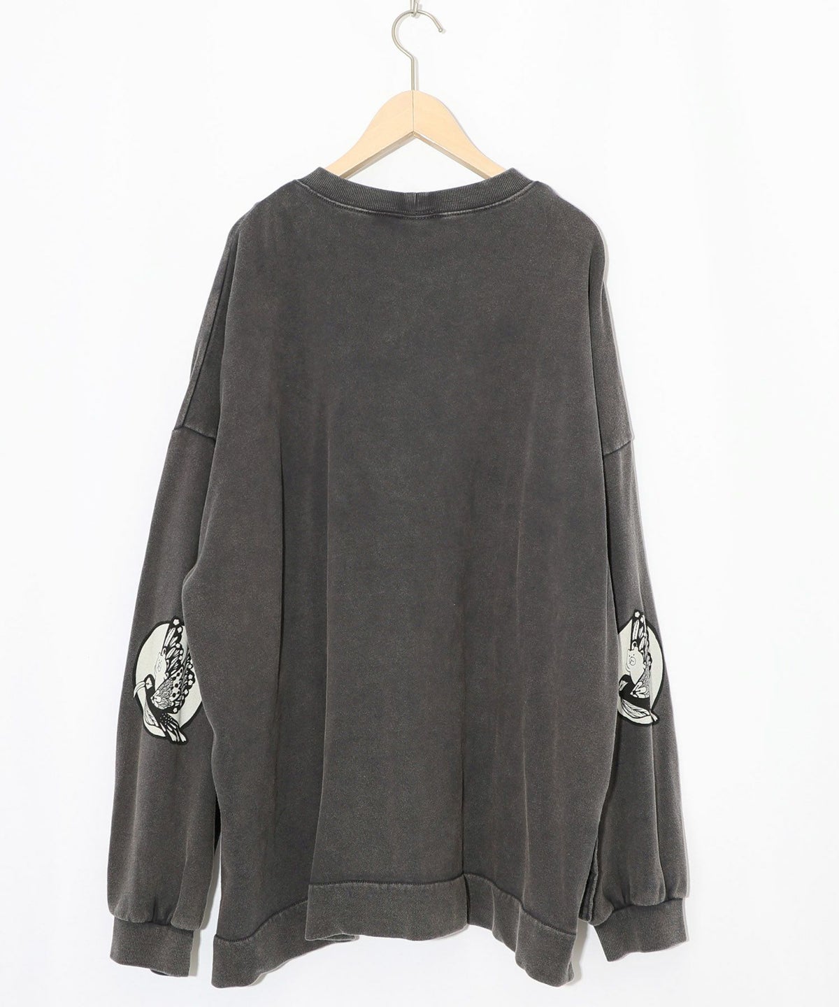 抜染Parity和柄裏毛プルオーバー-10