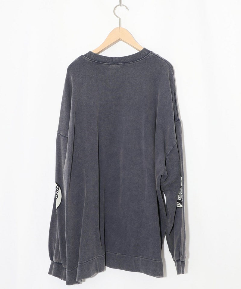 抜染Parity和柄裏毛プルオーバー-13