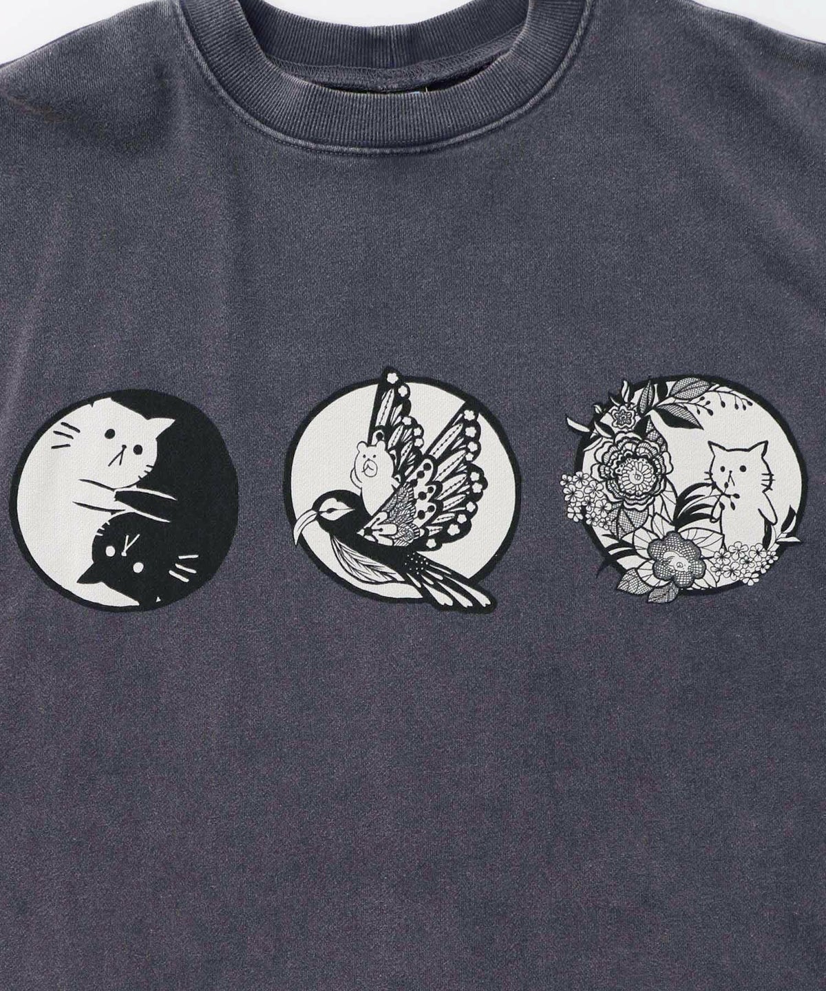 抜染Parity和柄裏毛プルオーバー-14