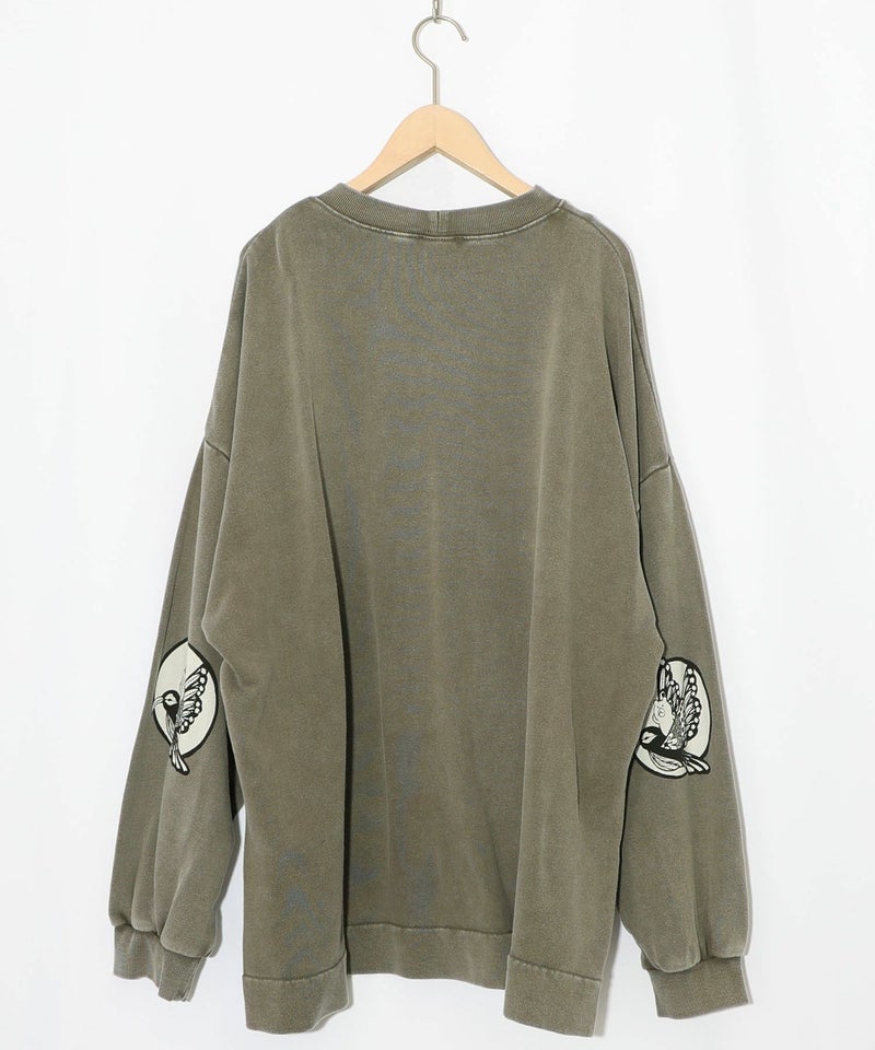 抜染Parity和柄裏毛プルオーバー-16