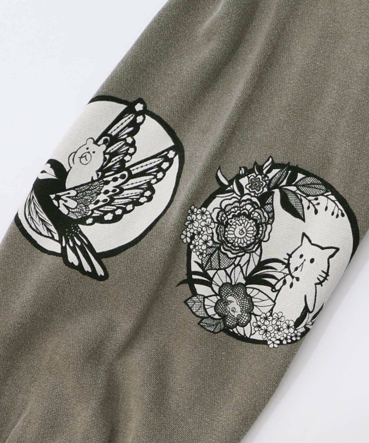 抜染Parity和柄裏毛プルオーバー-20