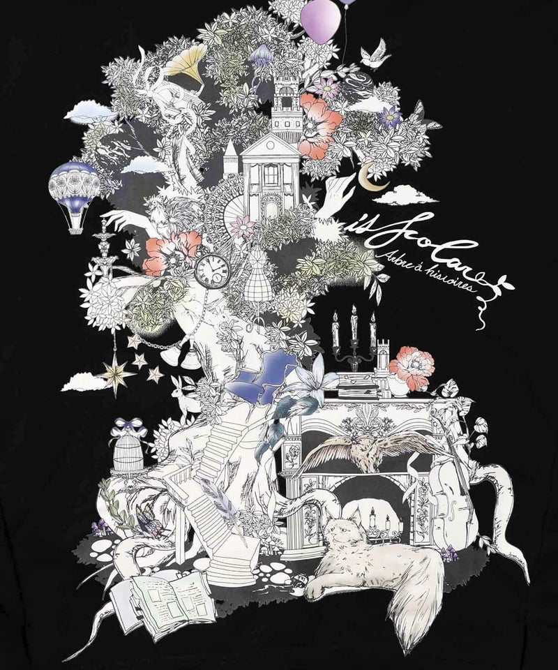 フリンジシフォン切替裏毛プルオーバー-13