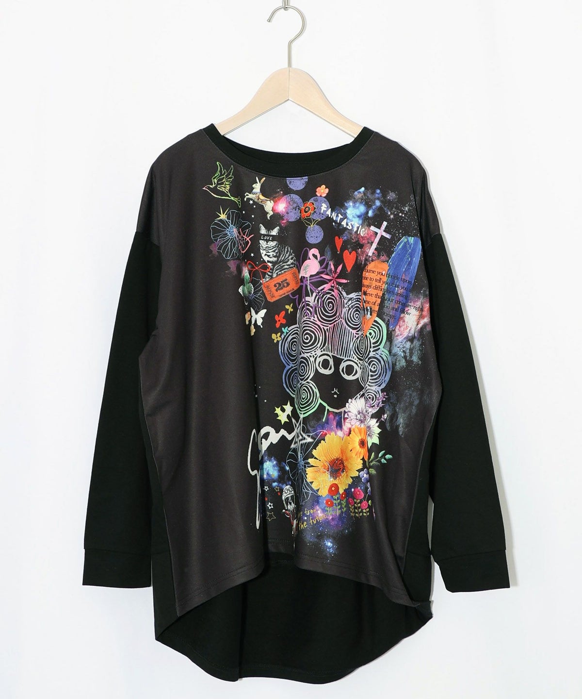 宇宙スカラーちゃん 異素材切替プルオーバー-7