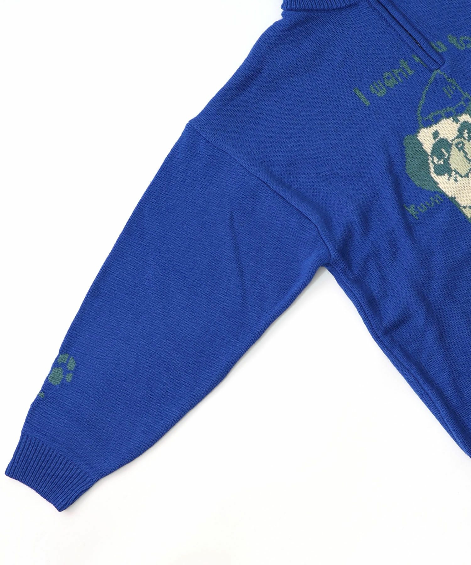 153685：かまって欲しいパグ ハイネックニットプルオーバーの通販-ScoLar