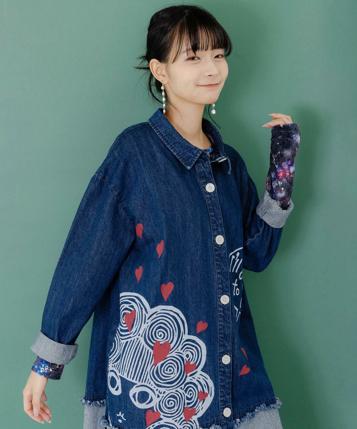 3柄展開クラッシュベロアロンT-7