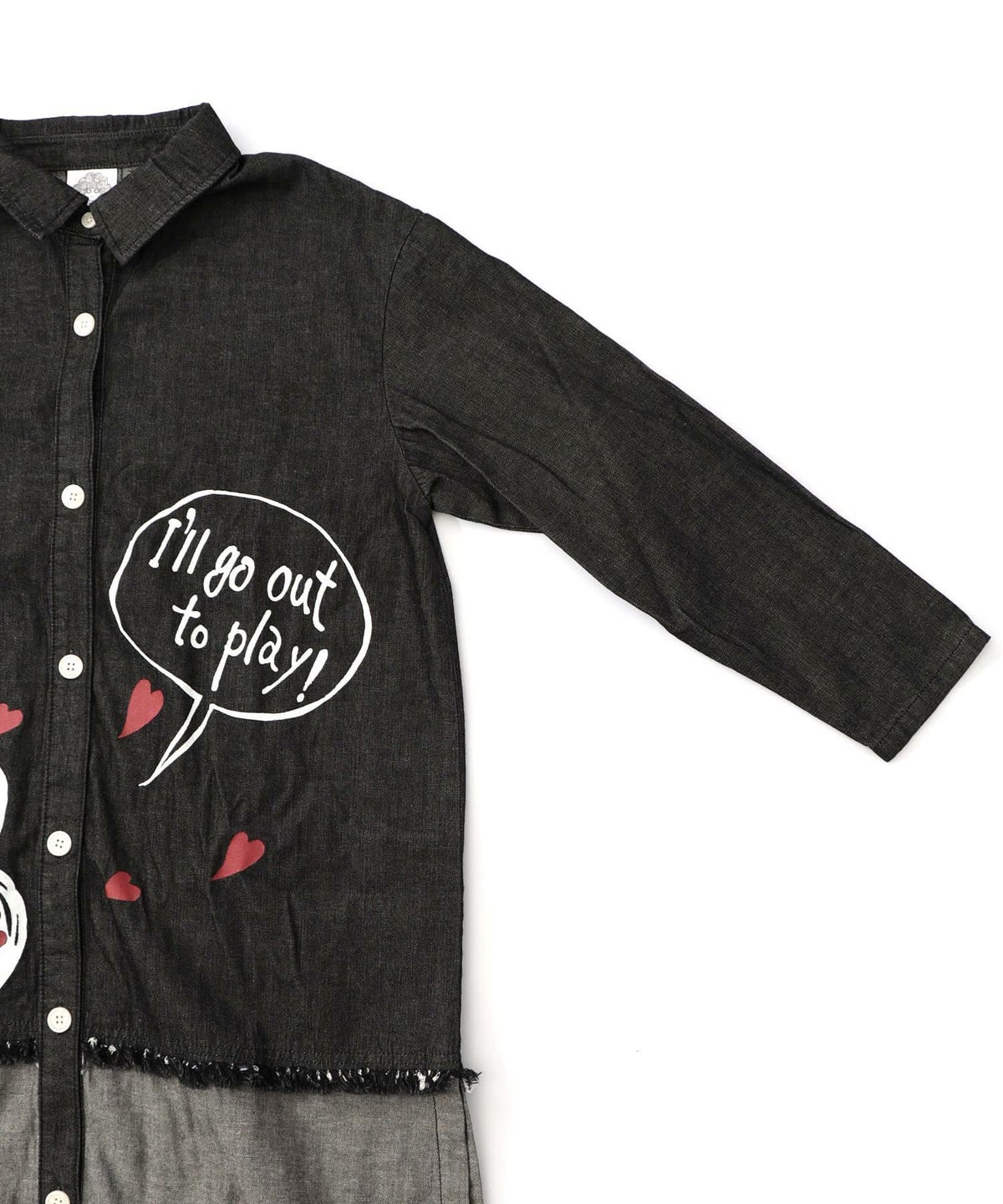 ひょっこりスカラーちゃん柄デニムシャツアウター-15