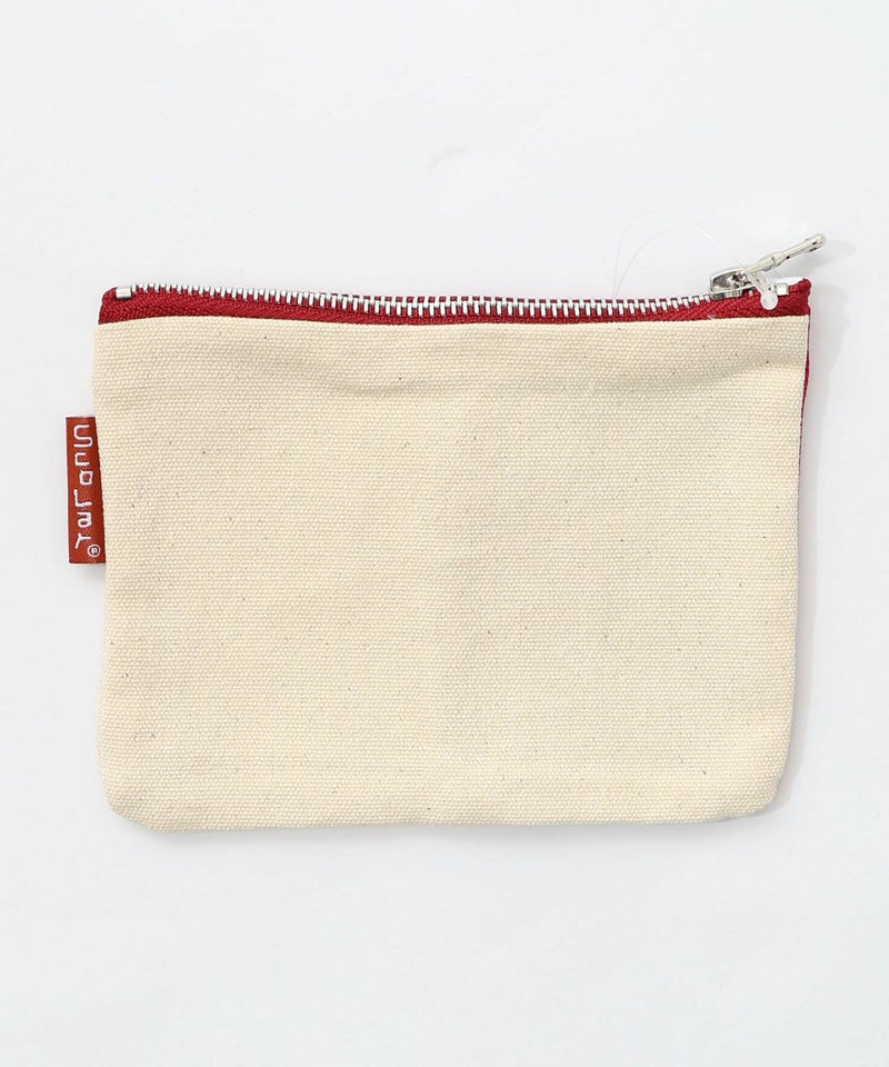 スカラーちゃん×ネコ配色フラットポーチ-6