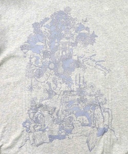 ツリーハウス柄裏毛×裾ドロストワンピース-10