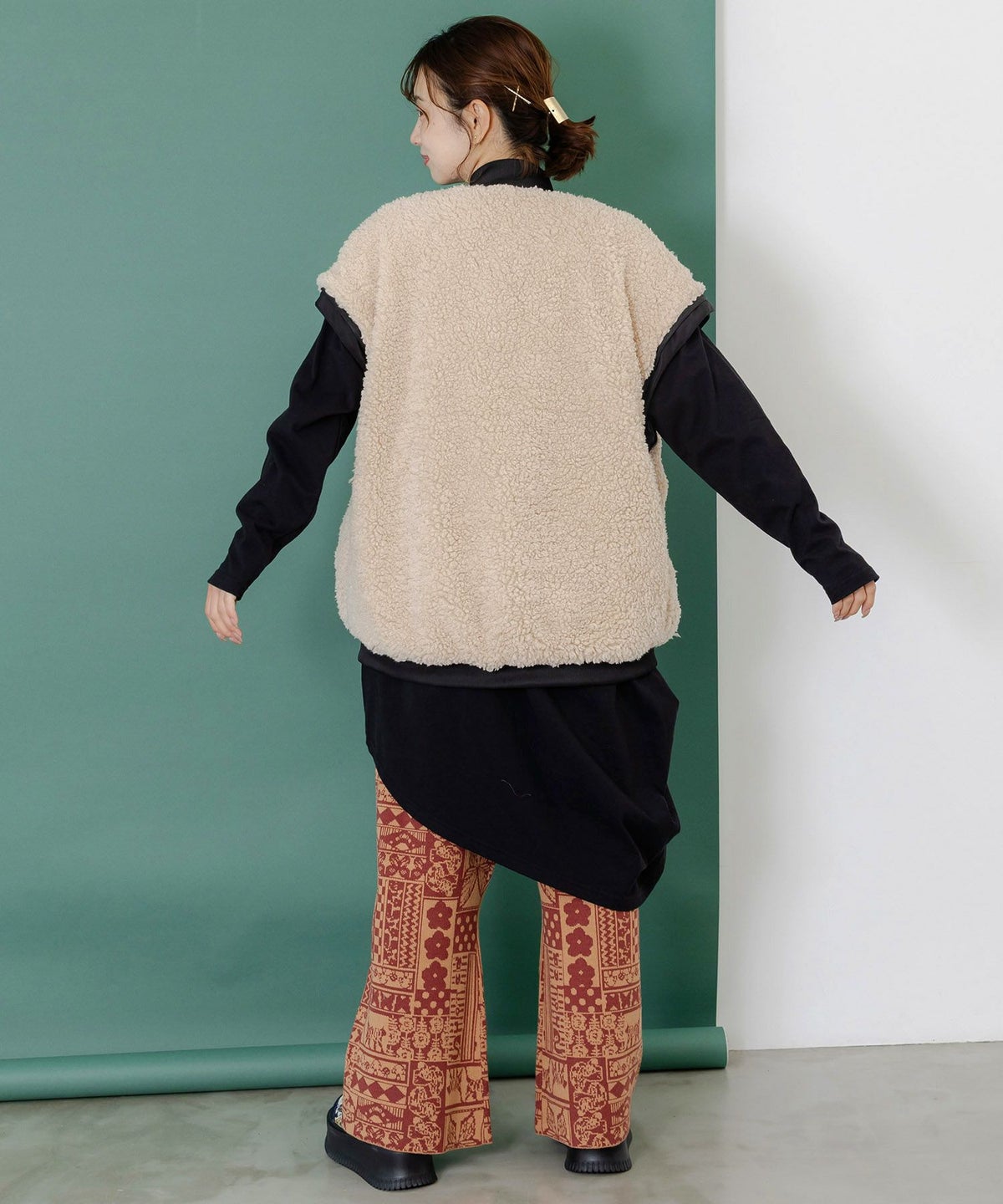 天の川スカラーちゃん柄orボア 4WAYブルゾン-12