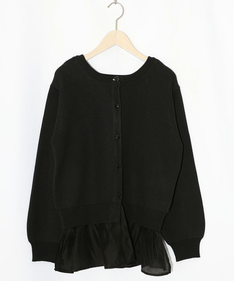 ひょっこり黒ネコ×フリル付き 4WAYプルオーバー-16