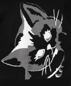 ひょっこり黒ネコ×フリル付き 4WAYプルオーバー-18