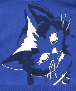 ひょっこり黒ネコ×フリル付き 4WAYプルオーバー-24