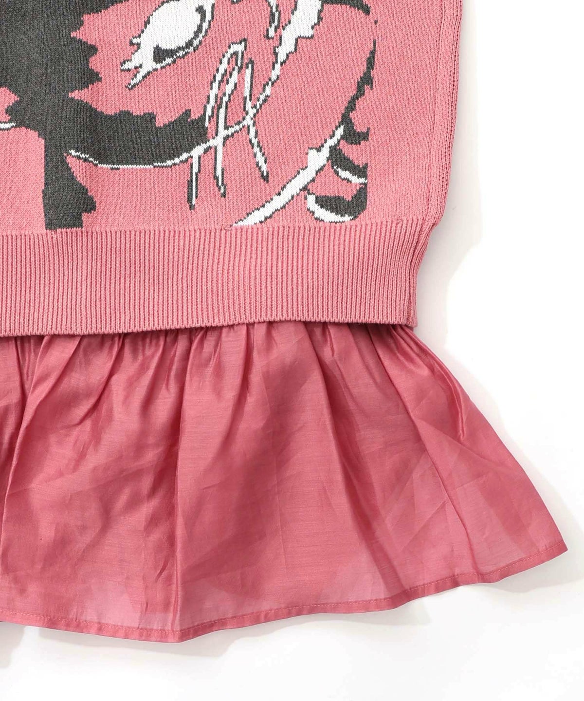 ひょっこり黒ネコ×フリル付き 4WAYプルオーバー-29