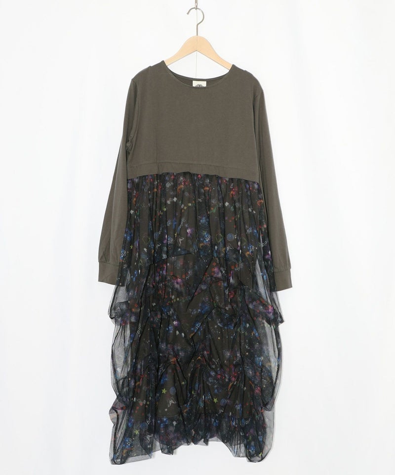 2柄展開タック入りチュールバルーンスカート-10