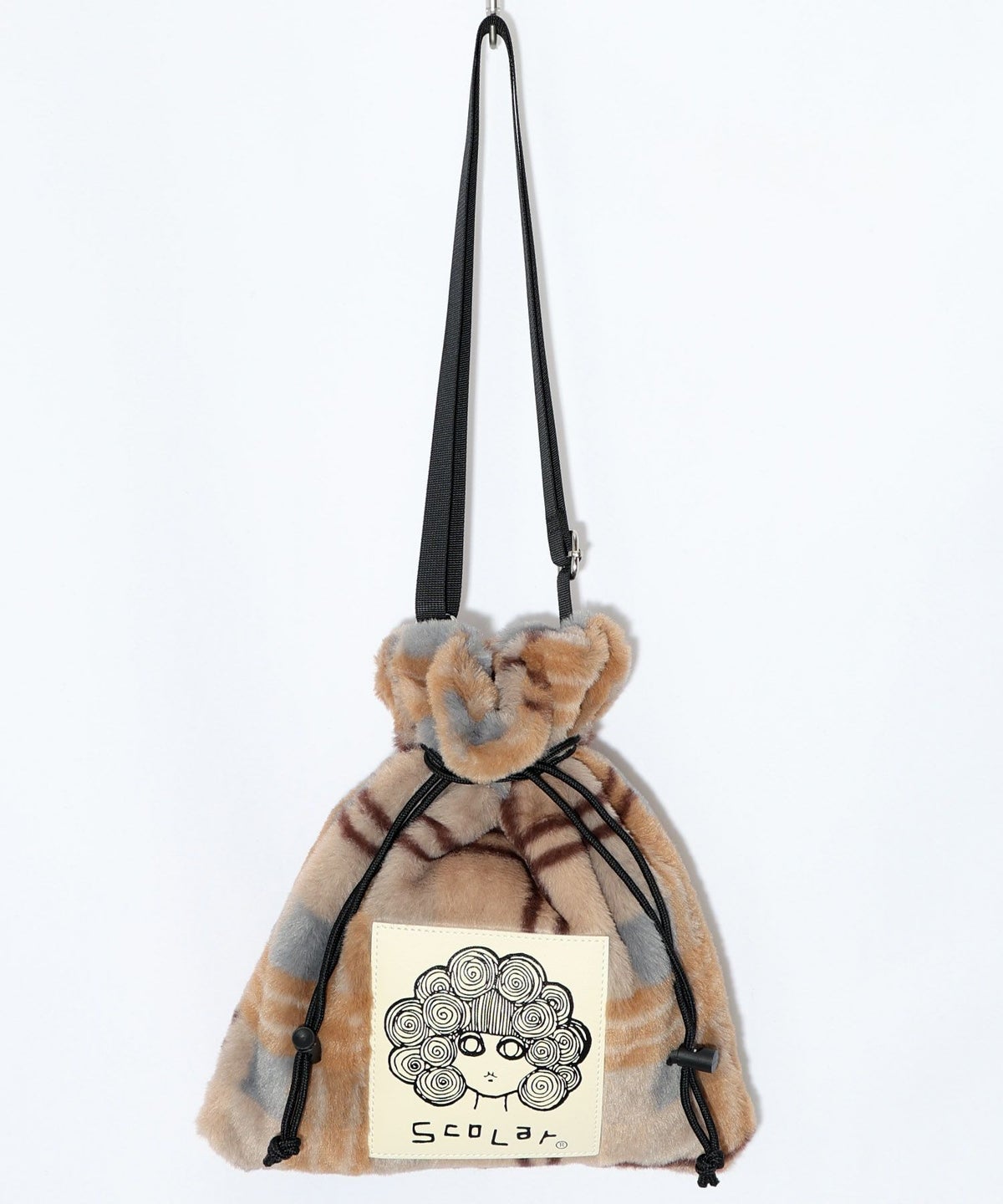 もふもふチェック ミニショルダーバッグ-7