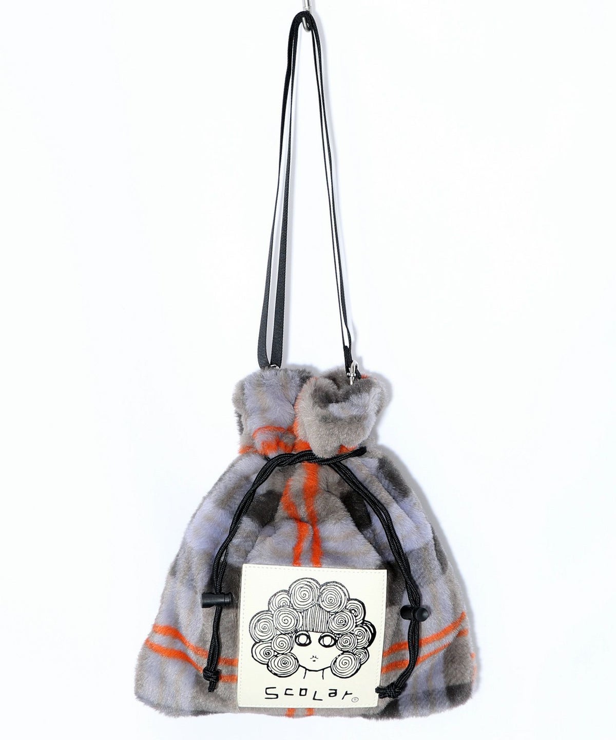 もふもふチェック ミニショルダーバッグ-9