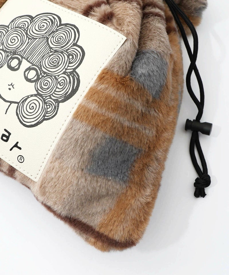 もふもふチェック ミニショルダーバッグ-14