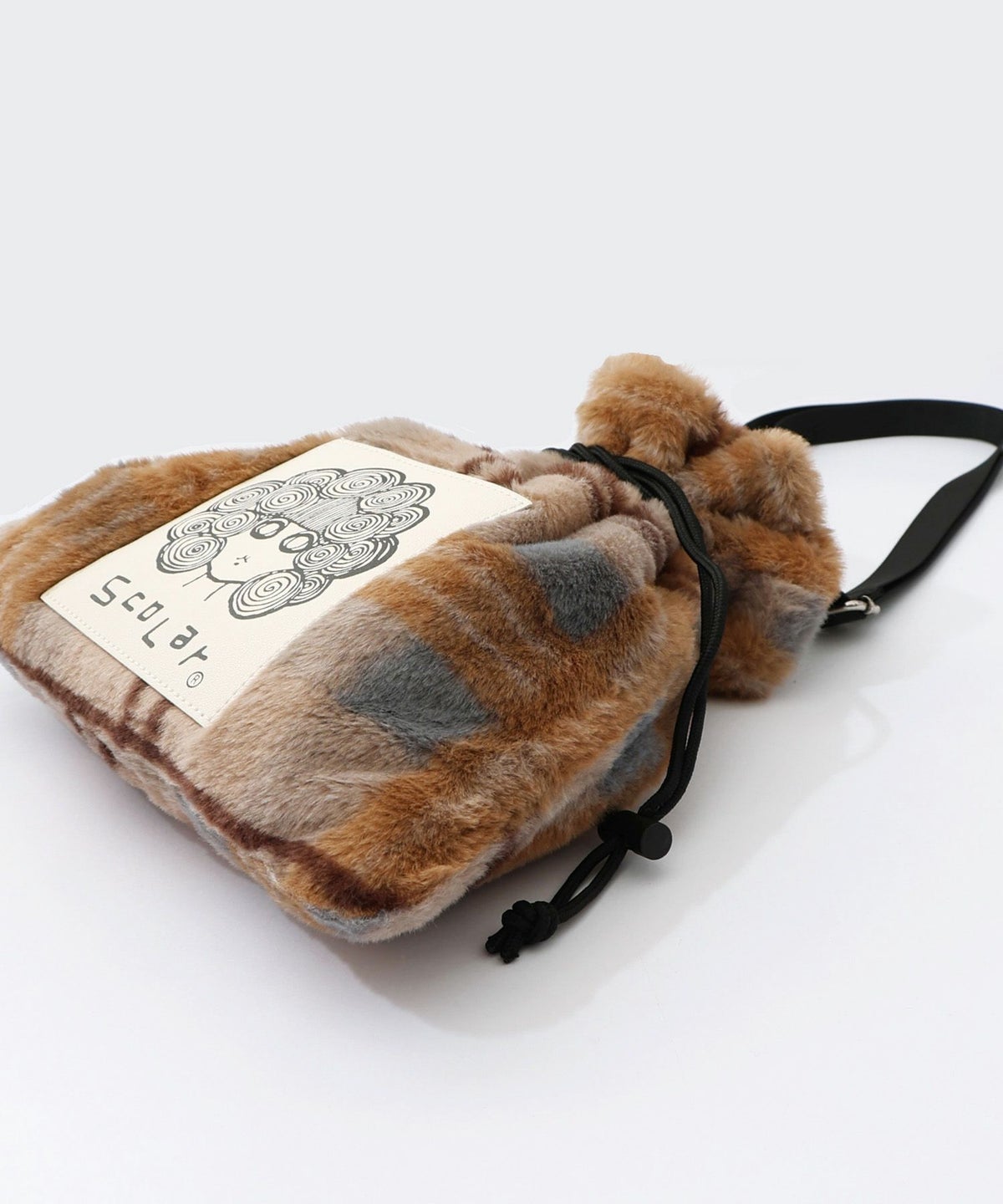 もふもふチェック ミニショルダーバッグ-15