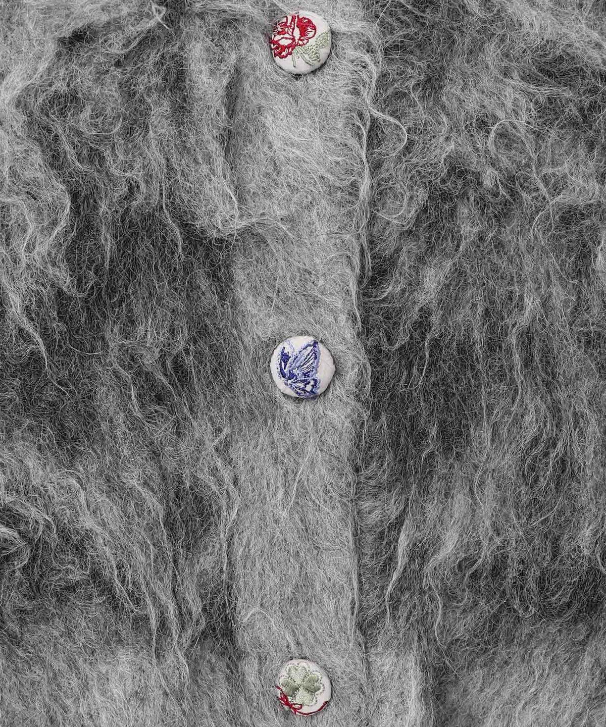 マーブル模様シャギーニットカーディガン-27