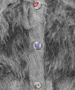 マーブル模様シャギーニットカーディガン-27