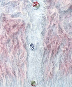 マーブル模様シャギーニットカーディガン-29