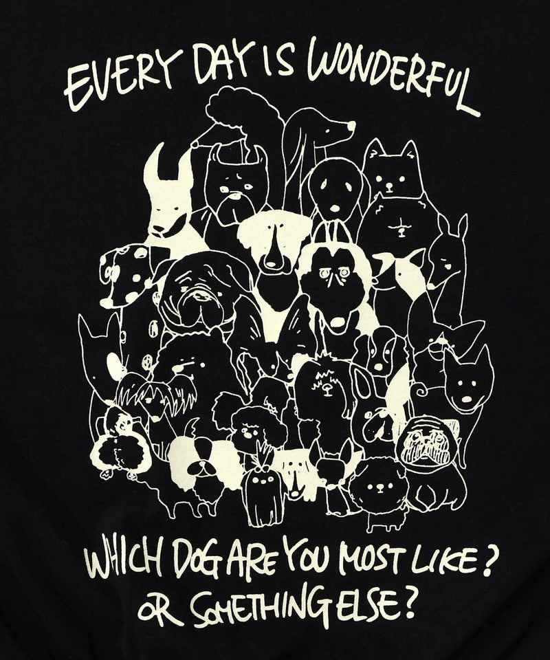 毎日がわんダフル柄アシメプルオーバー-12