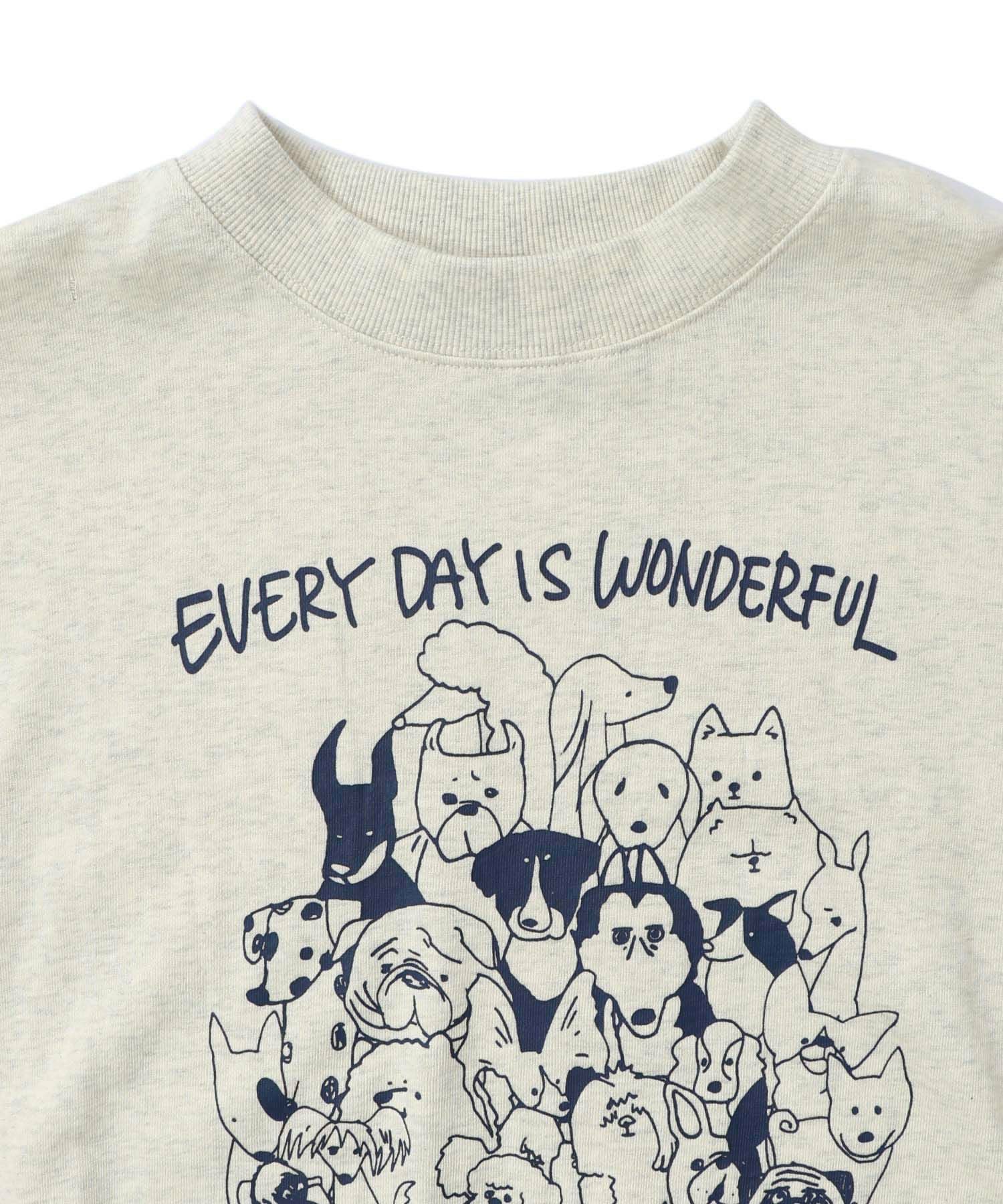 153742：毎日がわんダフル柄アシメプルオーバーの通販-ScoLar