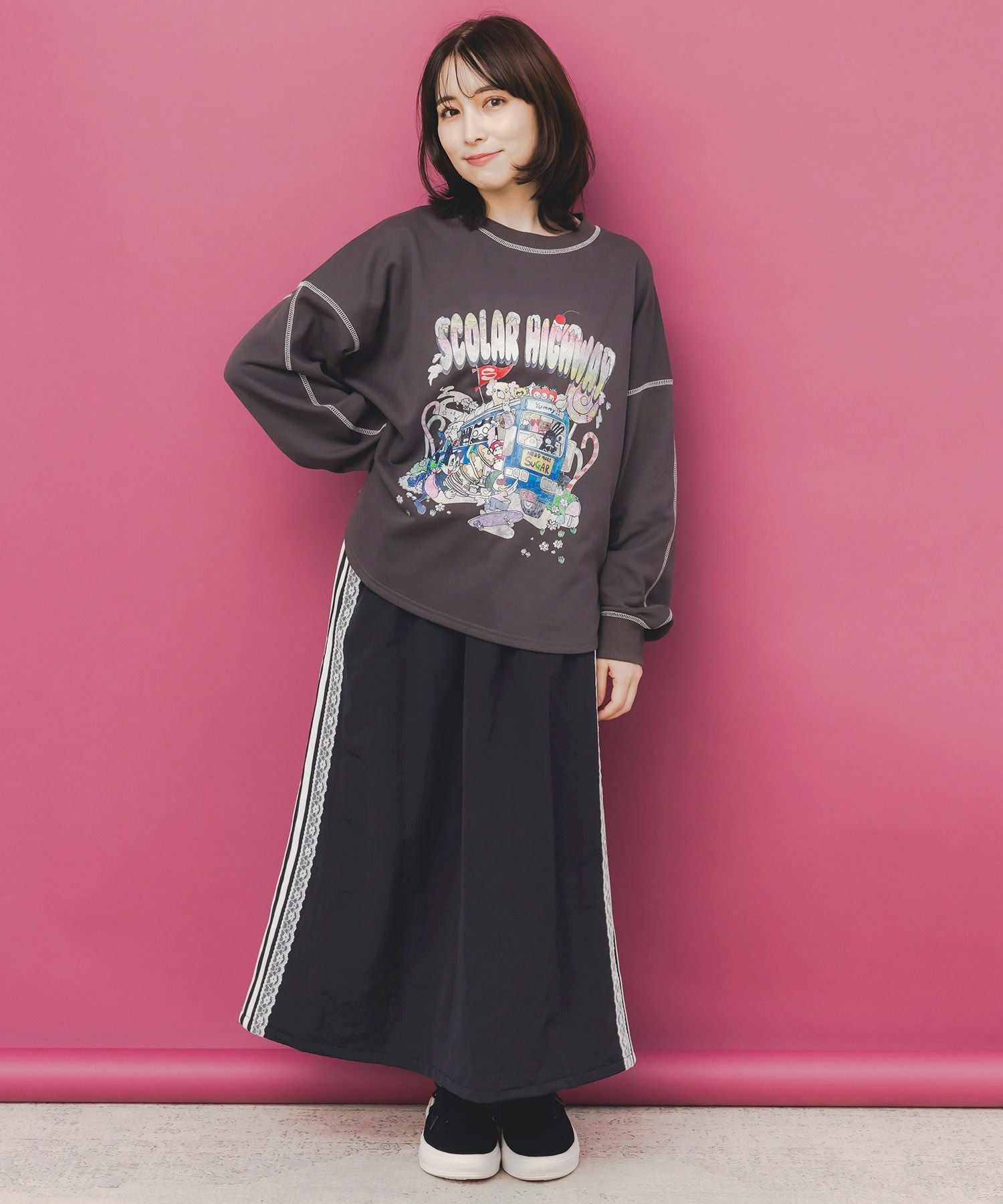 153738：スカラーハイウェイ ヴィンテージ風プルオーバーの通販-ScoLar