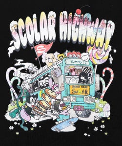 スカラーハイウェイ ヴィンテージ風プルオーバー-16