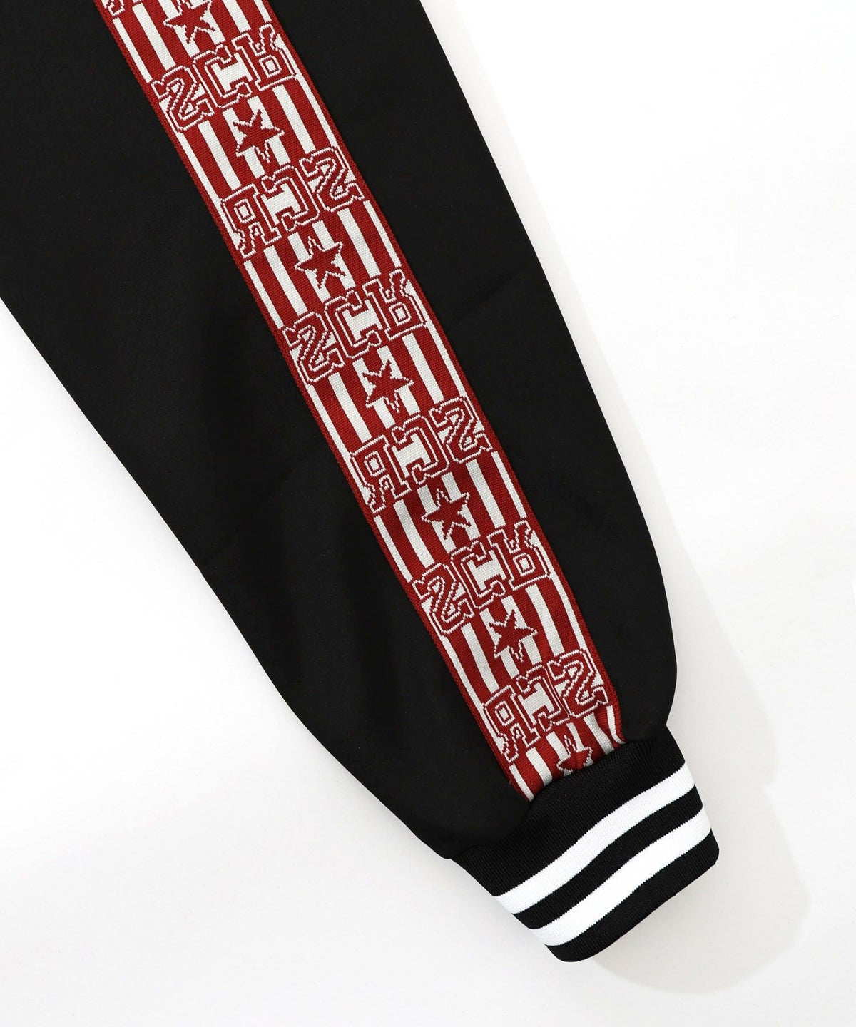 バイカラー異素材 切替ジャージワンピース-15